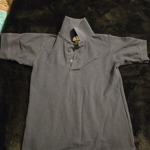 Navy Polo Shirt with Breathable Fabric and Classic Fit
